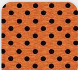 orange dot fabric