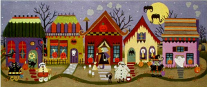 halloween village