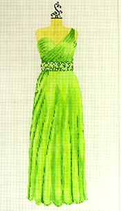 green gown